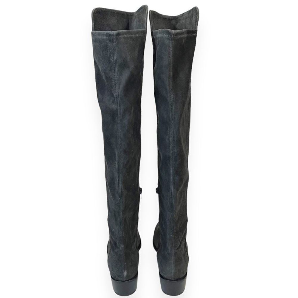 Stuart Weitzman Allserve Charcoal Suede Keelan Si… - image 6